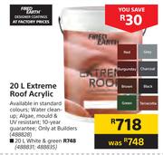 Fired Earth 20L Extreme Roof Acrylic