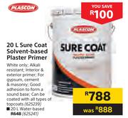 Plascon Sure Coat Water Based Plaster Primer-20Ltr