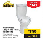 Builders Miami Close Couple Top Flush Toilet  Suite
