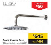 Lusso Savio Shower Rose 