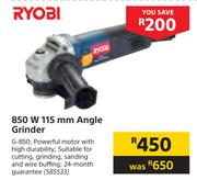 Ryobi 850W 115mm Angle Grinder G-850