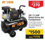 Ross 24L 1.1kW Direct Drive Air Compressor