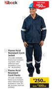 Beck Flame/ Acid Resistant Conti Pants 270GSM D59SABS-Each