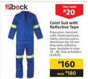 Beck Conti Suit With Reflective Tape