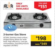 Alva 2 Burner Gas Stove GCS04