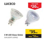 Luceco 5W LED Glas Globe GU10-Each