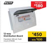 Major Tech 12 Way Distribution Board