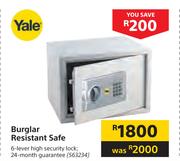 Yale Burglar Resistant Safe