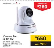 Securitymate Camera Pan & Tilt HD
