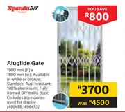 Xpanda Diy Aluglide Gate 1900mm X 1800mm