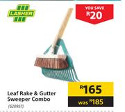 Lasher Leaf Rake & Gutter Sweeper Combo