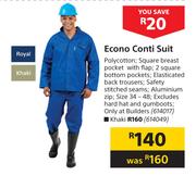 Econo Conti Suit Khaki