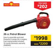 Wolf Garden 26cc Petrol Blower
