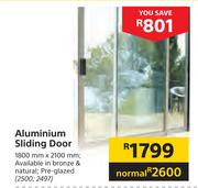 Aluminium Sliding Door 1800mm x 2100mm