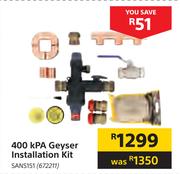 400kPA Geyser Installation Kit SANS151