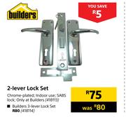 Builders 3 Lever Lock Set