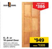 Solid Doors 6, 8 Or 10 Panel Door-2032mm X 813mm