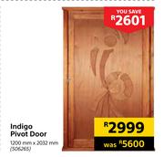 Indigo Pivot Door-1200mm X 2032mm