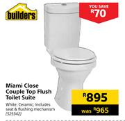 Builders Miami Close Couple Top Flush Toilet Suite