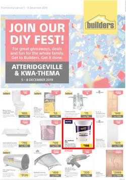 Builders Superstore Atteridgeville & Kwa-Thema : Join Our DIY Fest! (5 Dec - 8 Dec 2019), page 1