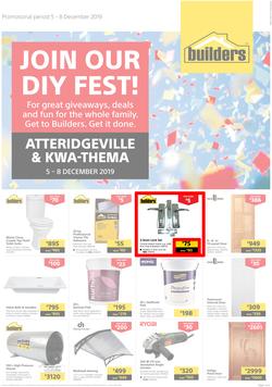Builders Superstore Atteridgeville & Kwa-Thema : Join Our DIY Fest! (5 Dec - 8 Dec 2019), page 1