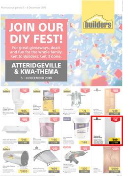 Builders Superstore Atteridgeville & Kwa-Thema : Join Our DIY Fest! (5 Dec - 8 Dec 2019), page 1