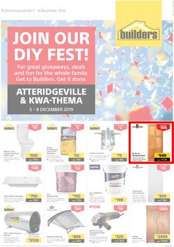 Builders Superstore Atteridgeville & Kwa-Thema : Join Our DIY Fest! (5 Dec - 8 Dec 2019), page 1