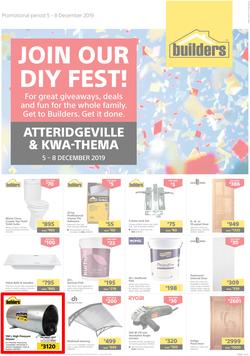 Builders Superstore Atteridgeville & Kwa-Thema : Join Our DIY Fest! (5 Dec - 8 Dec 2019), page 1