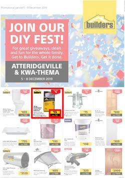 Builders Superstore Atteridgeville & Kwa-Thema : Join Our DIY Fest! (5 Dec - 8 Dec 2019), page 1