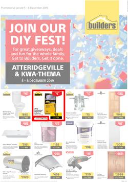 Builders Superstore Atteridgeville & Kwa-Thema : Join Our DIY Fest! (5 Dec - 8 Dec 2019), page 1