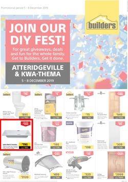 Builders Superstore Atteridgeville & Kwa-Thema : Join Our DIY Fest! (5 Dec - 8 Dec 2019), page 1