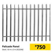Palisade Panel Steel-1.8m X 3m