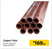 Copper Tube-15mm X 4.5mm Class0-Each