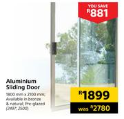 Aluminium Sliding Door 1800mm X 2100mm