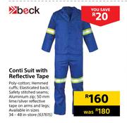 Beck Conti Suit With Reflective Tape