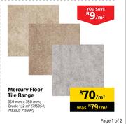 Mucury Floor Tile Range 350mm x 350mm-Per Sqm