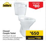 Builders Closed Couple Toilet