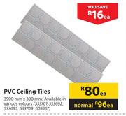 PVC Ceiling Tiles 3900mm x 300mm-Each