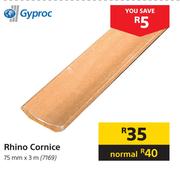Gyproc Rhino Cornice 75mm x 3m