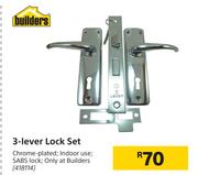 Builders 3 Lever Lock Set