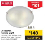Eurolux Alabaster Ceiling Light-300mm