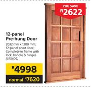 12 Panel Pre Hung Door-2032mm x 813mm