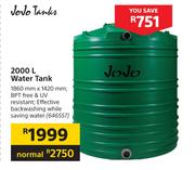 JoJo Tanks 2000Ltr Water Tank-1860mm x 1420mm