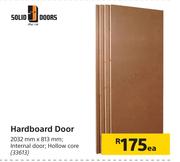 Solid Doors Hardboard Door-2032mm x 813mm Each