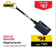Digging Spade 2.3kg Forged Steel