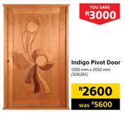 Indigo Pivot Door 1200mm x 2032mm