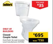 Closed Couple Toilet