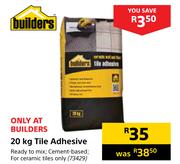Builders 20kg Tile Adhesive