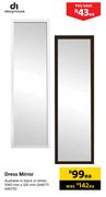 Design House Dress Mirror 1060mm x 320mm-Each