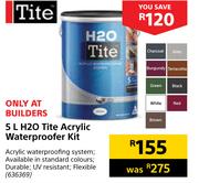 Tite 5Ltr H20 Tite Acrylic Waterproofer Kit